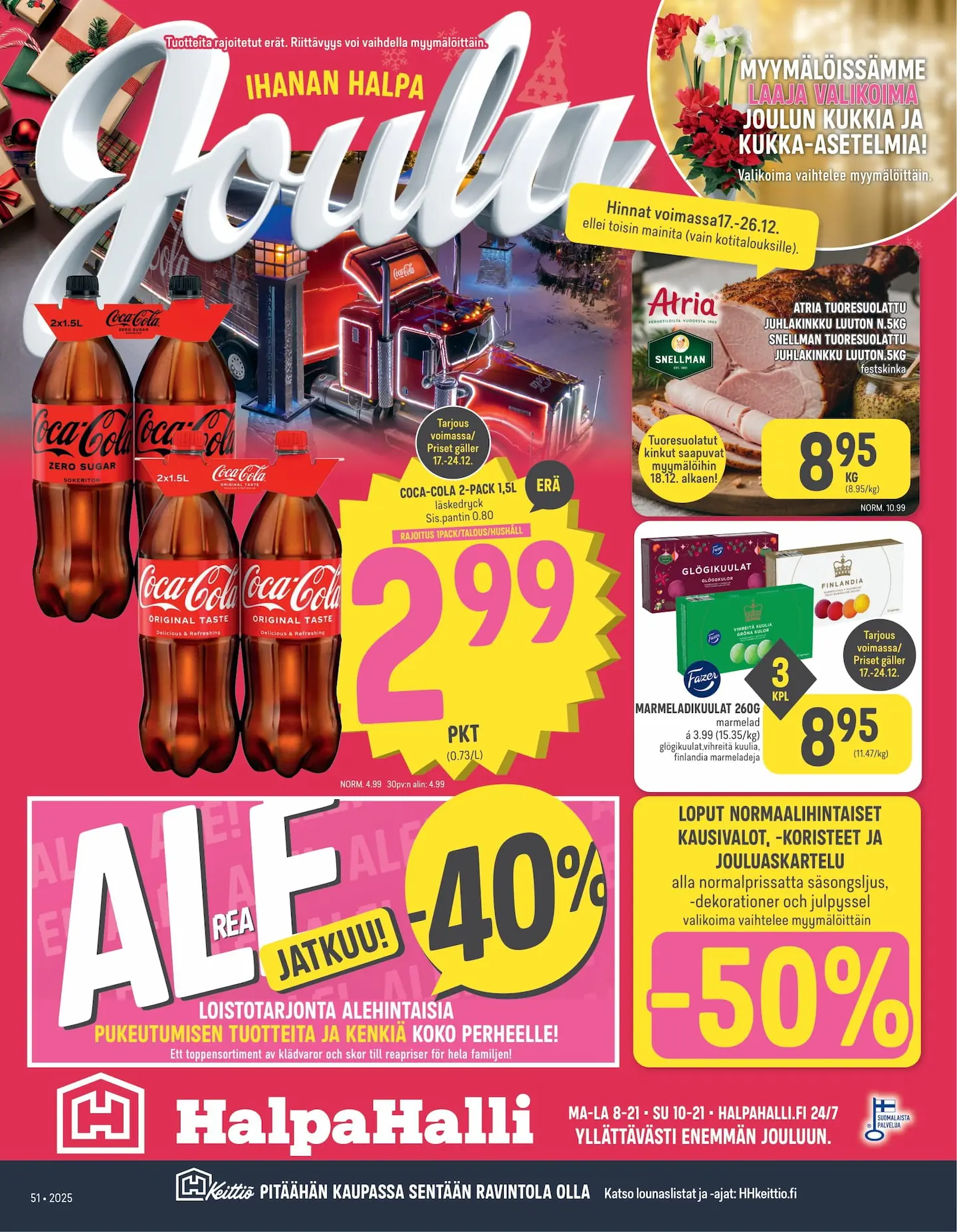 Halpahalli tarjouslehti