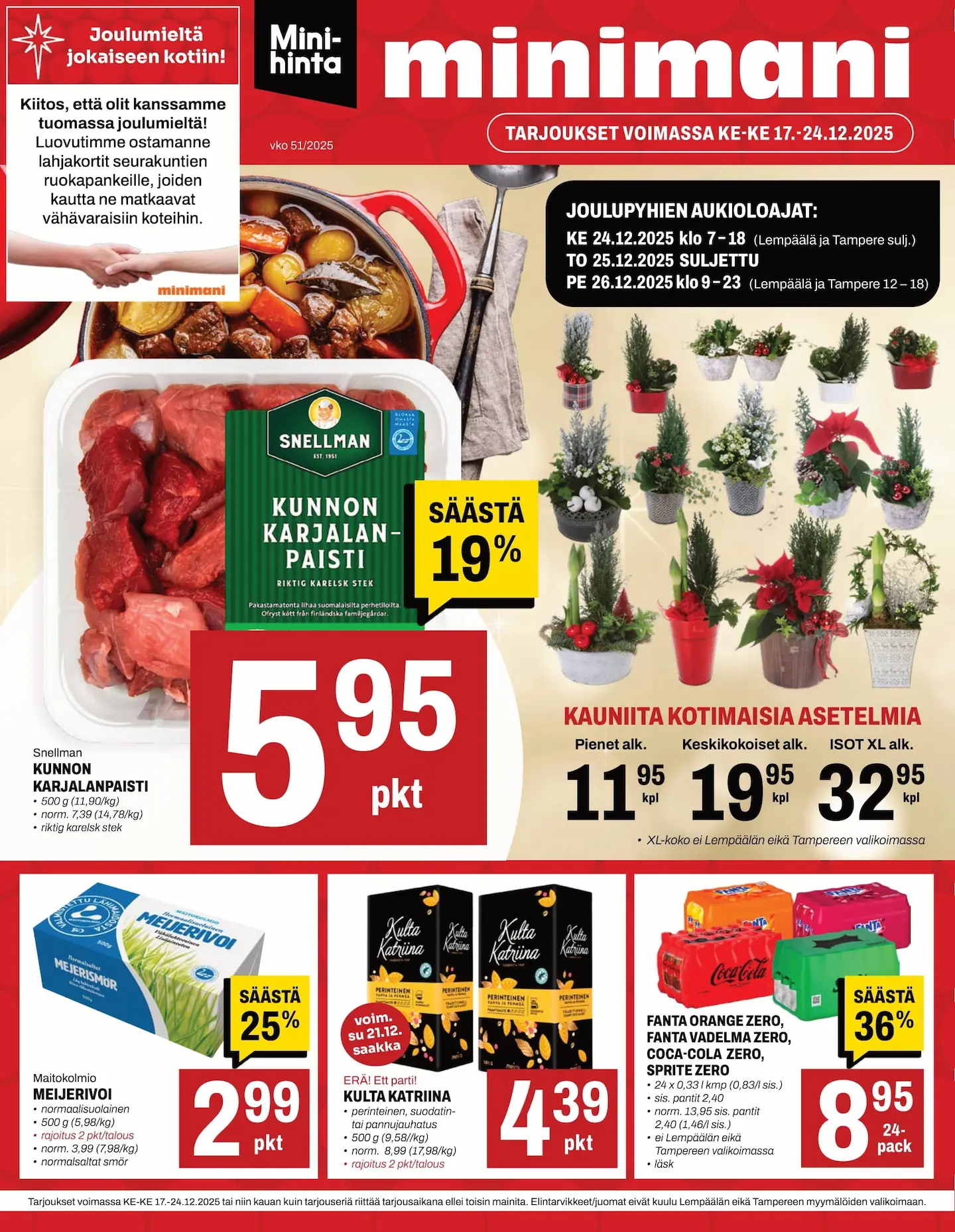 Minimani tarjouslehti