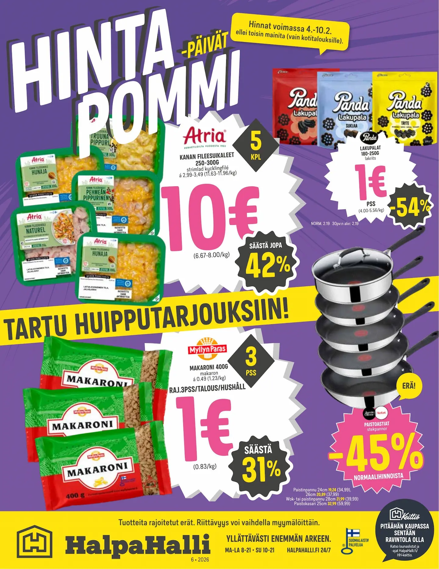 Halpahalli tarjouslehti