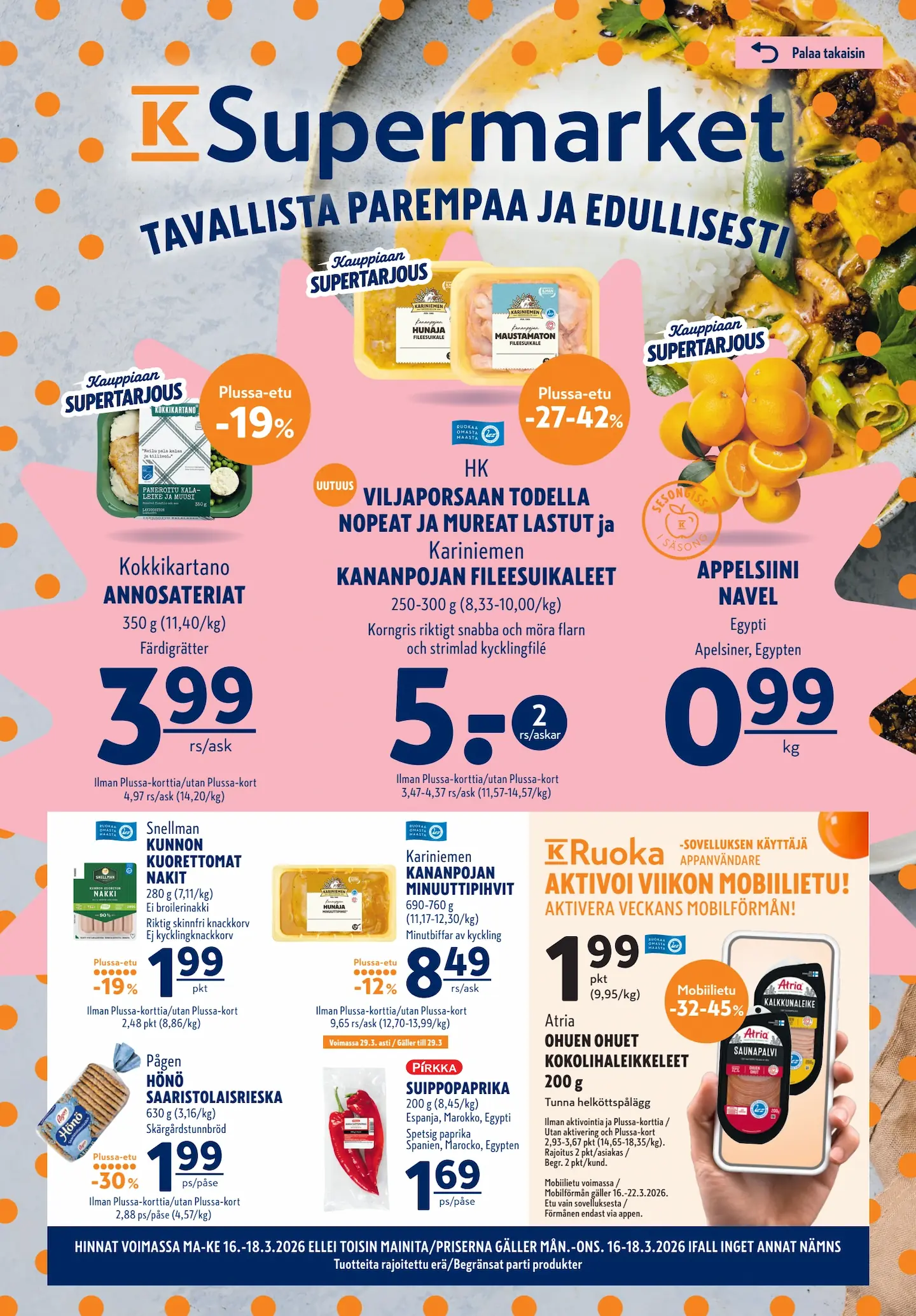 K-Supermarket tarjouslehti
