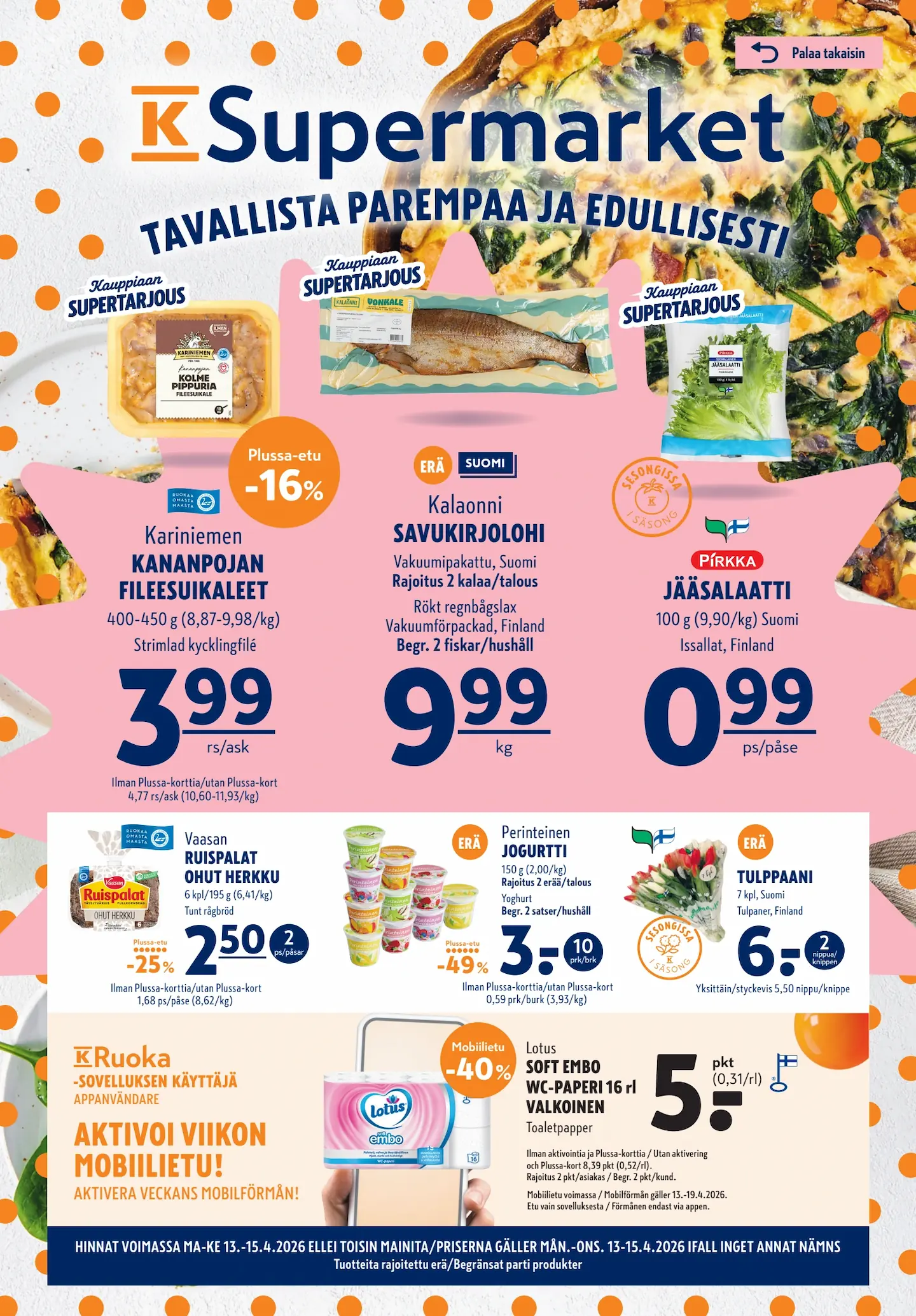 K-Supermarket tarjouslehti