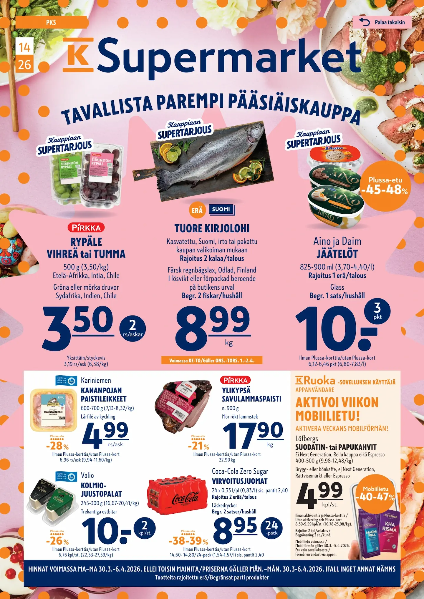 K-Supermarket tarjouslehti