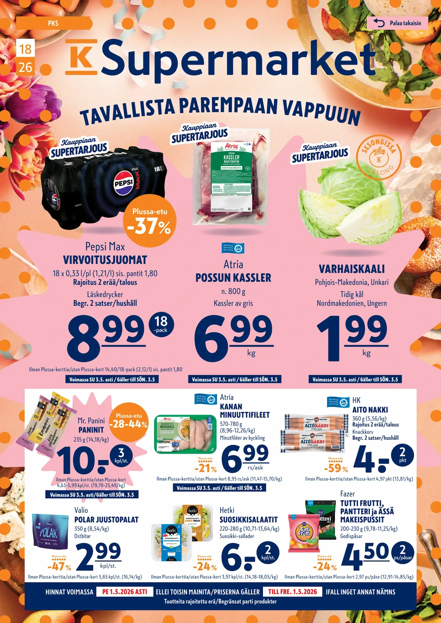 K-Supermarket tarjouslehti