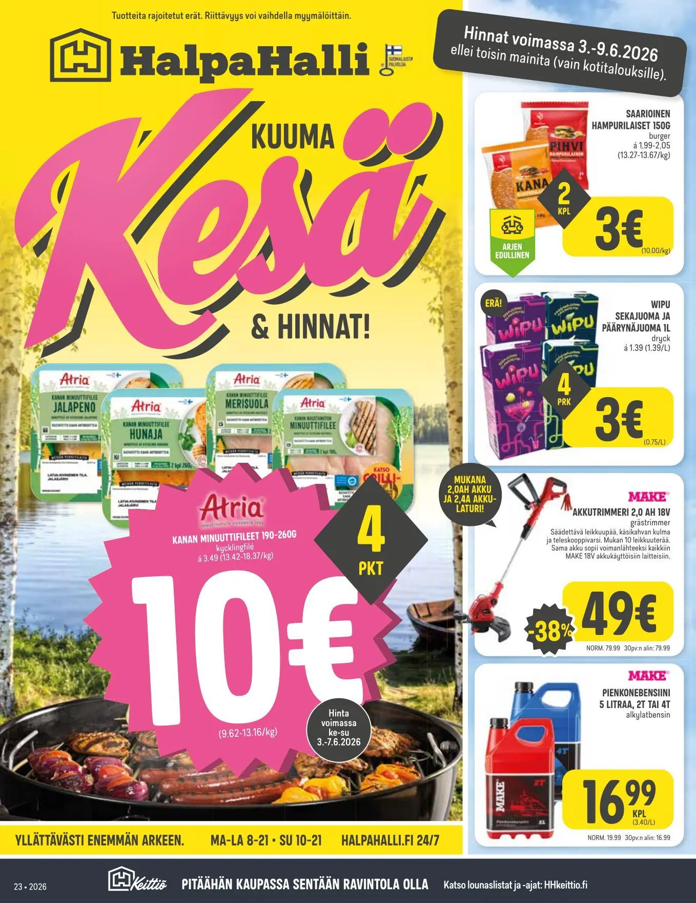 Halpahalli tarjouslehti