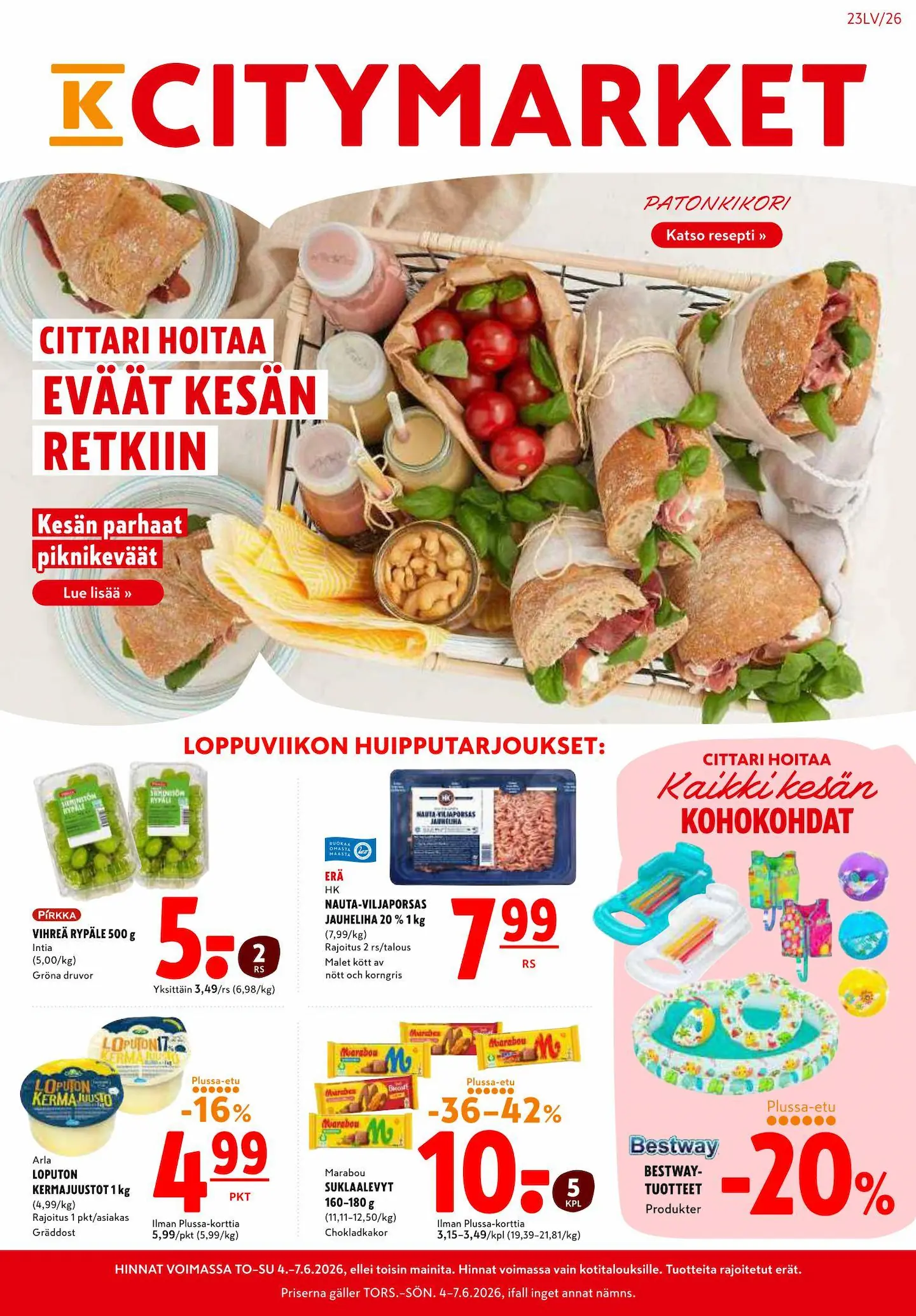 K-Citymarket tarjouslehti