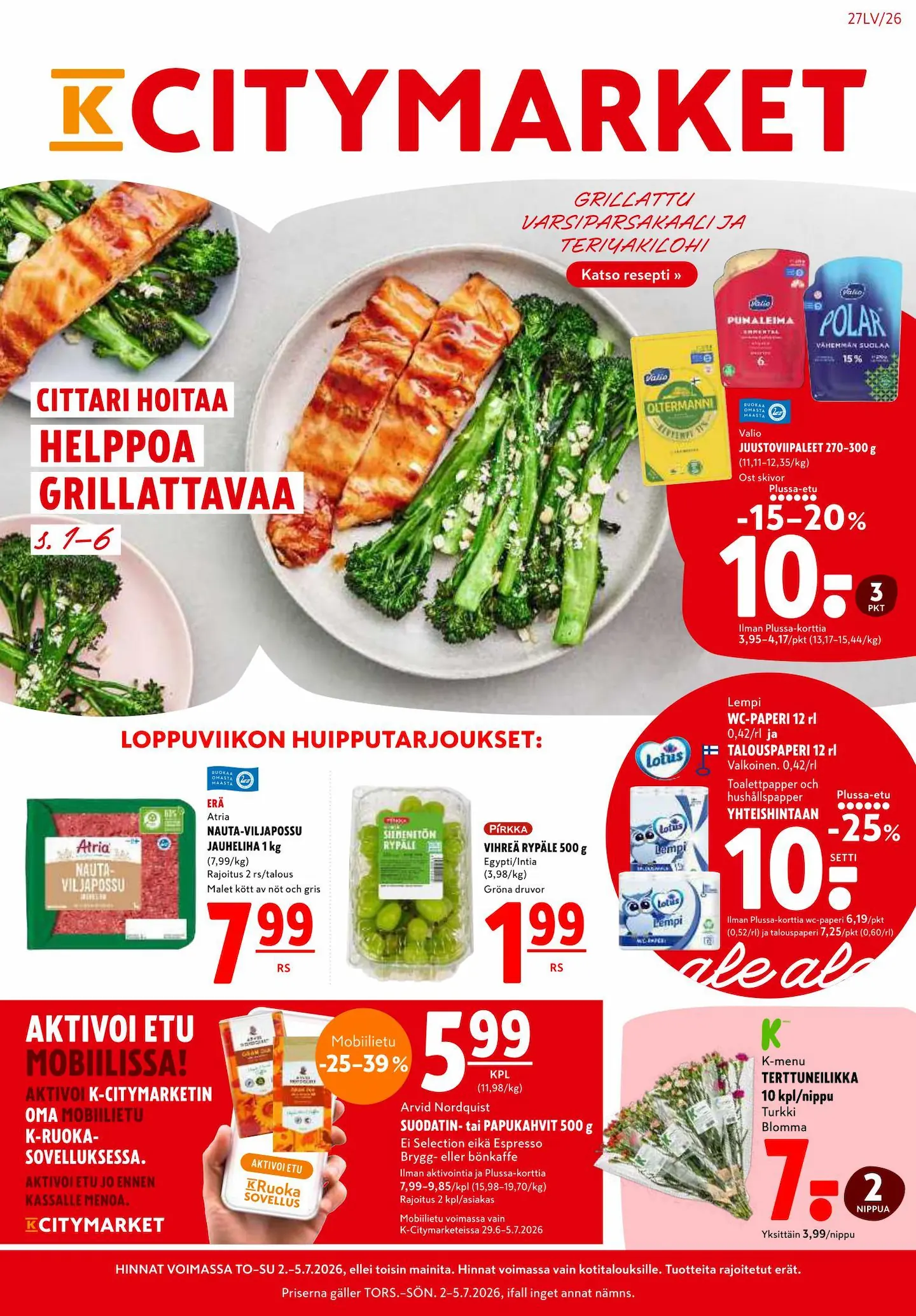 K-Citymarket tarjouslehti