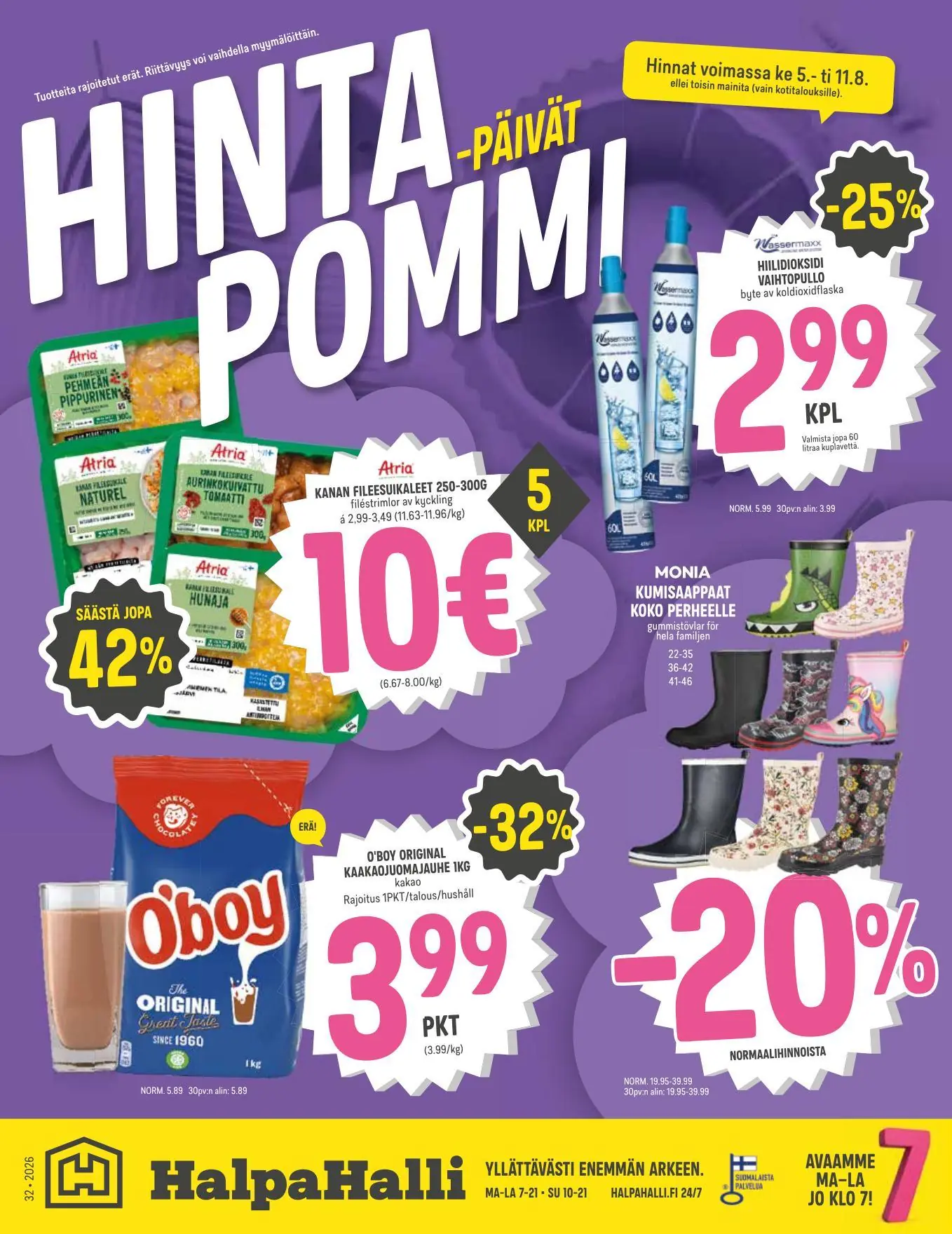 Halpahalli tarjouslehti