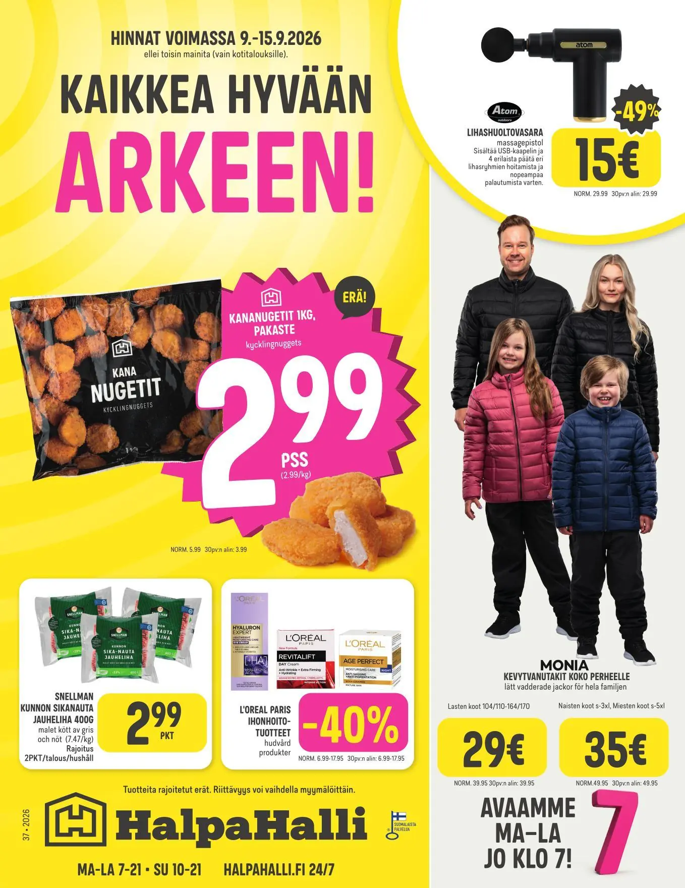 Halpahalli tarjouslehti