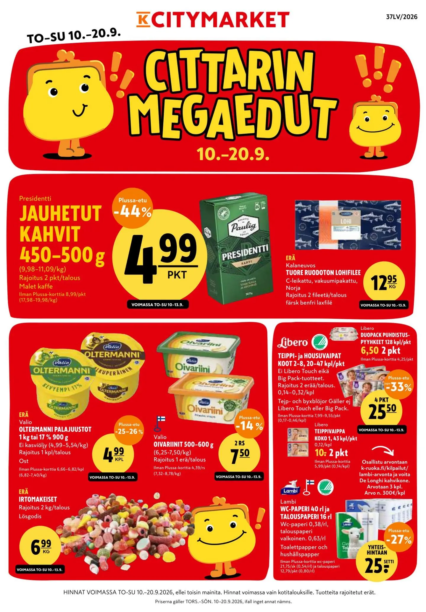 K-Citymarket tarjouslehti